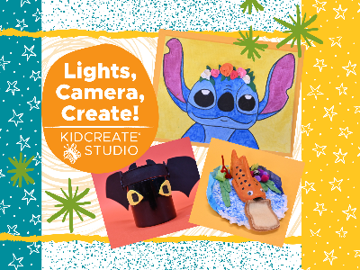  Lights, Camera, Create! Weekly Class (5-12 Years)