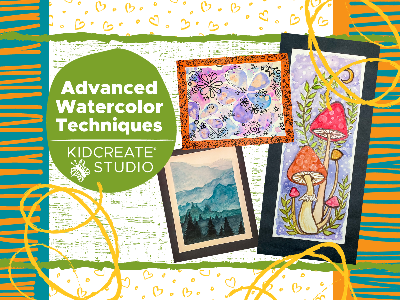 Advanced Watercolor Techniques Weekly Class (7-14 Years)